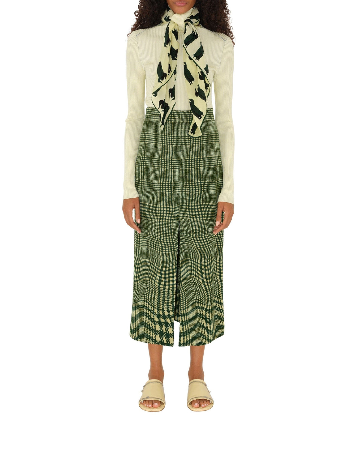 W KNIT T NECK SORBET