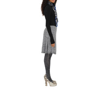 W KNIT T NECK NOIR