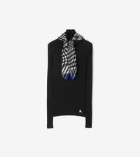 W KNIT T NECK NOIR