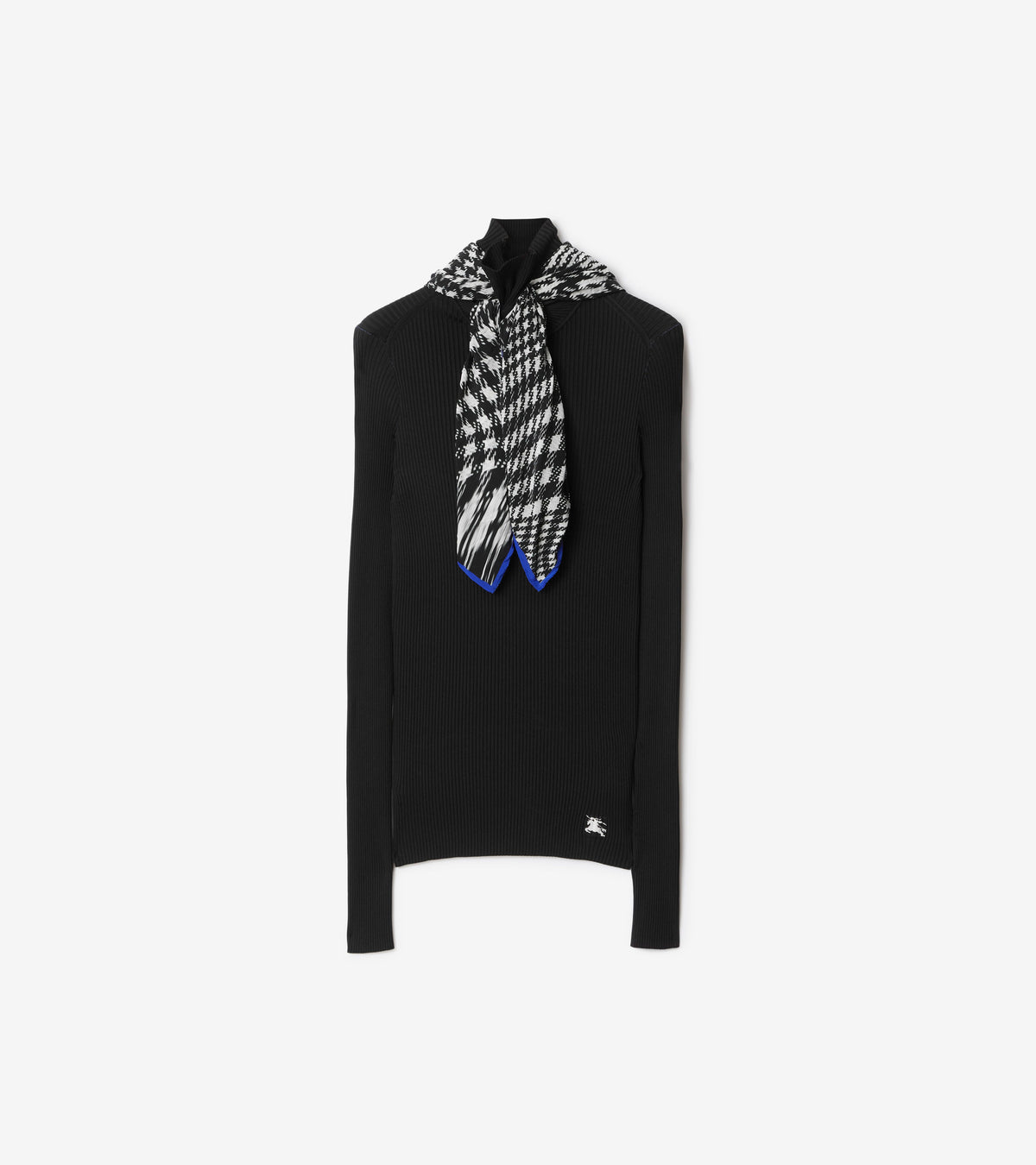 W KNIT T NECK NOIR