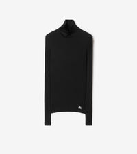 W KNIT T NECK NOIR