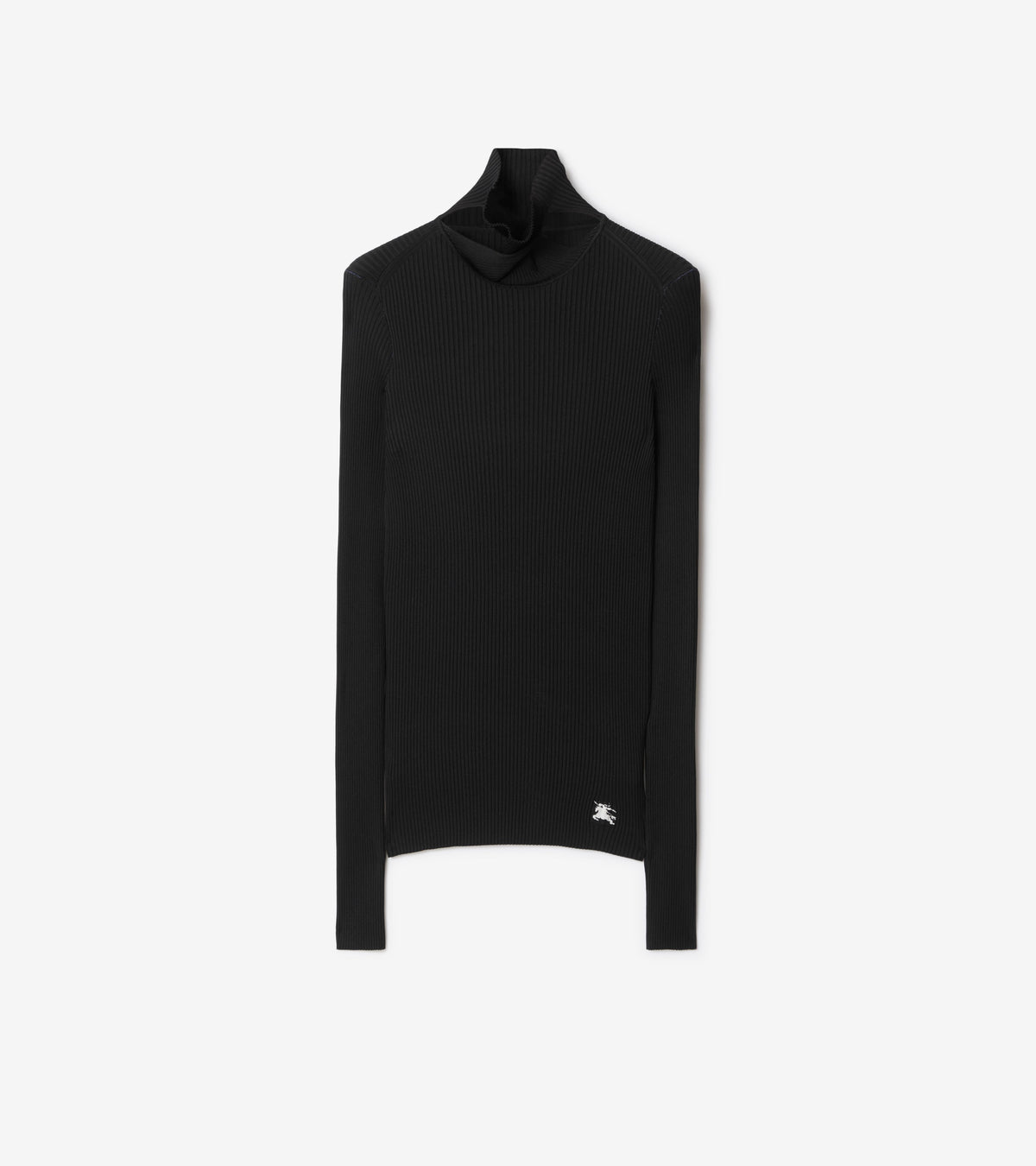 W KNIT T NECK NOIR