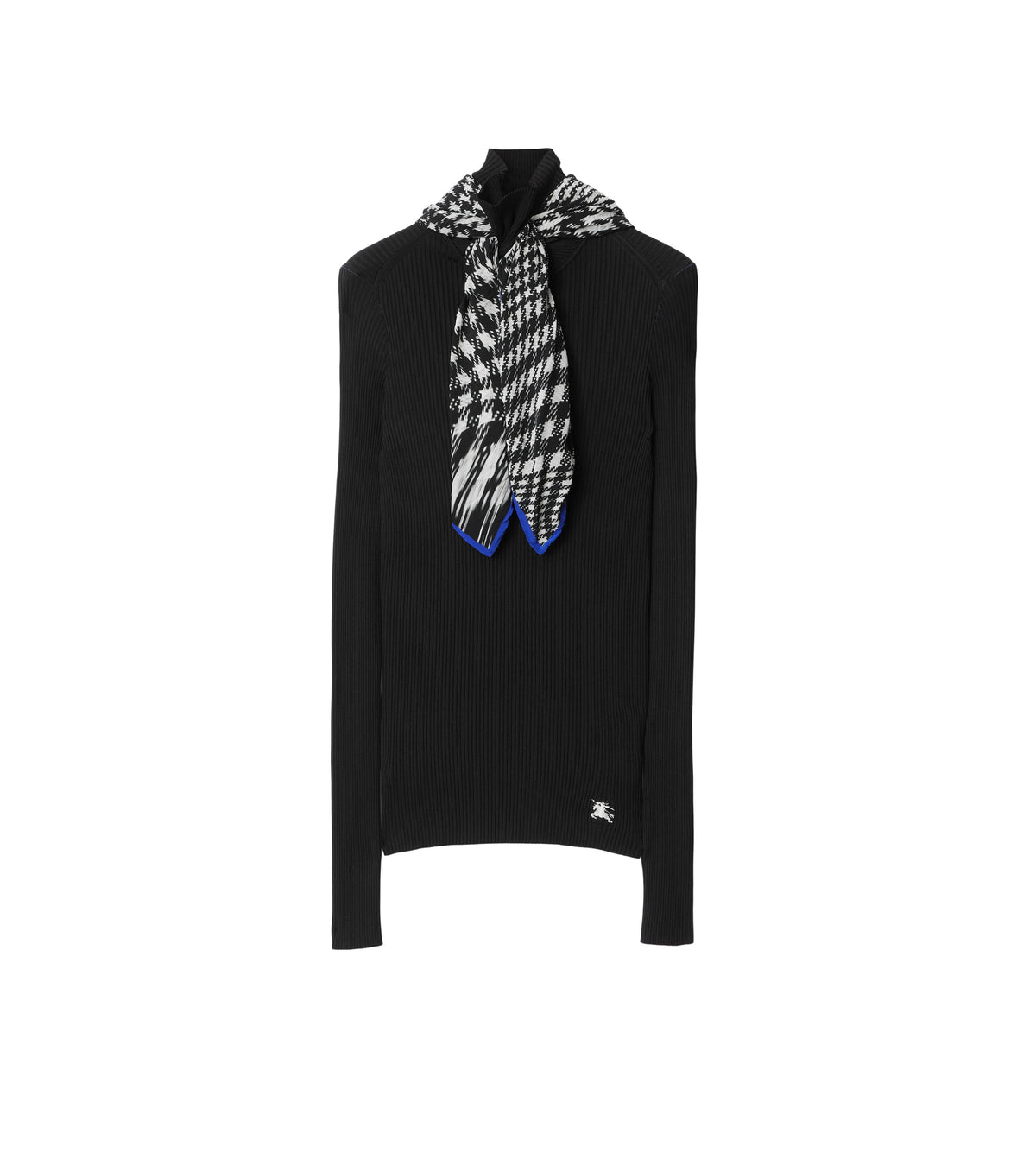 W KNIT T NECK NOIR