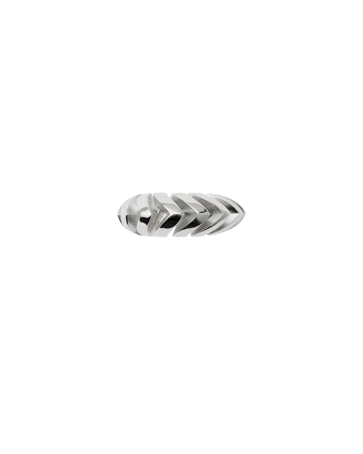 W RING ARGENT