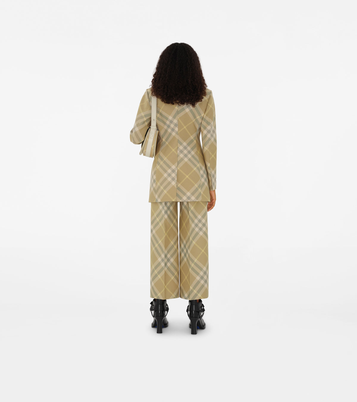 W  STRAIGHT TROUSERS FLAX IP CHECK