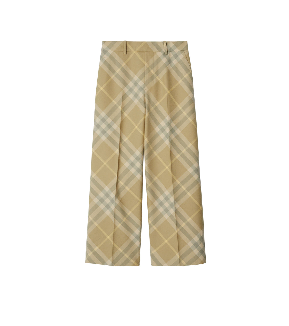 W  STRAIGHT TROUSERS FLAX IP CHECK