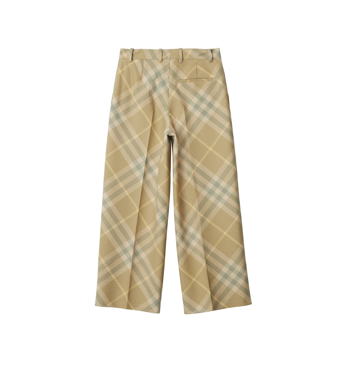 W  STRAIGHT TROUSERS FLAX IP CHECK