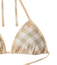 W SWIMW TWO PIECE FLAX IP CHECK