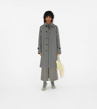 W S BREASTED COAT CHK IP NOIR