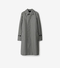 W S BREASTED COAT CHK IP NOIR