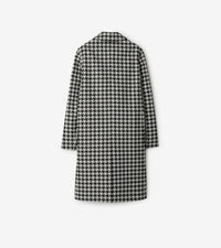 W S BREASTED COAT CHK IP NOIR