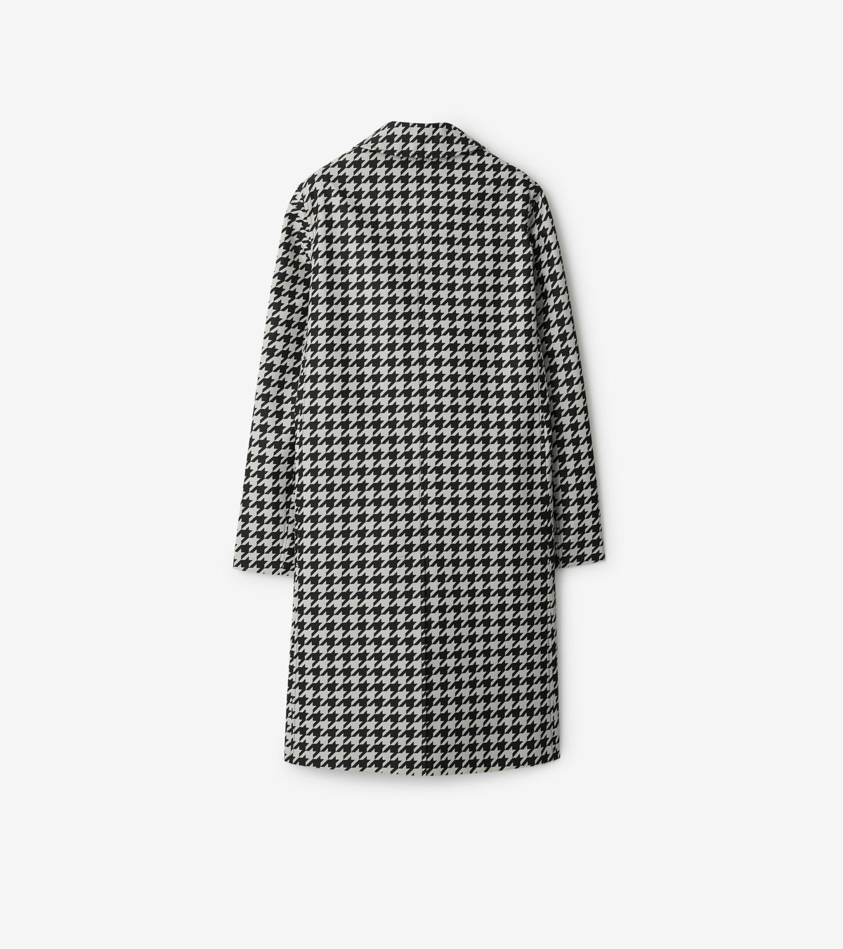 W S BREASTED COAT CHK IP NOIR