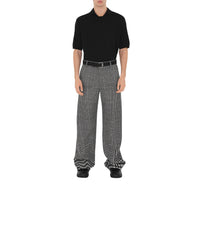 M KNIT POLO NOIR