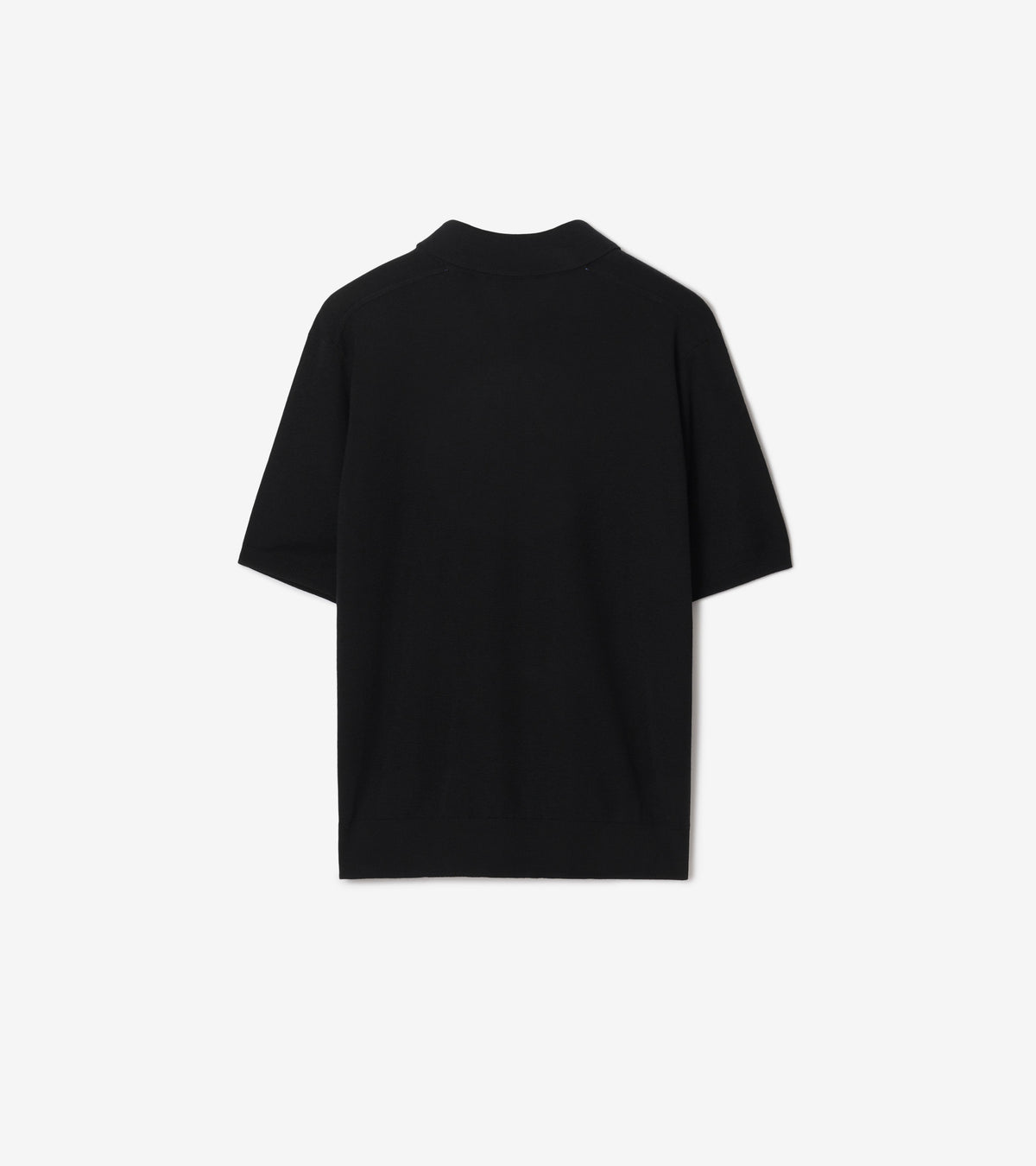 M KNIT POLO NOIR