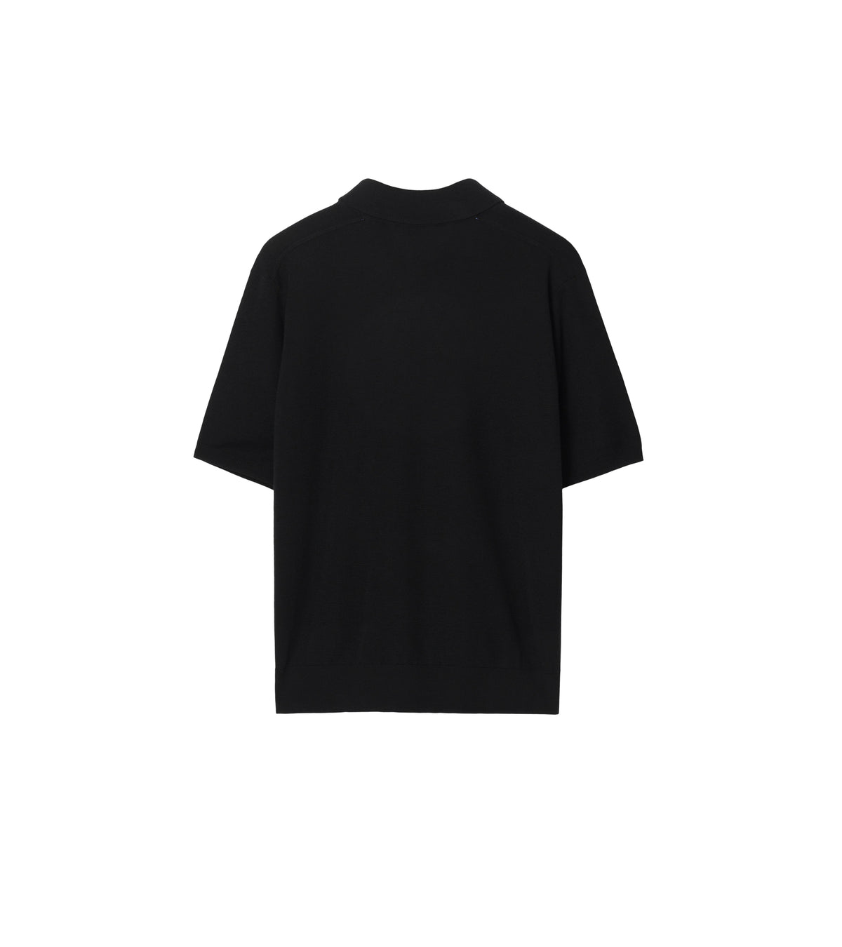 M KNIT POLO NOIR