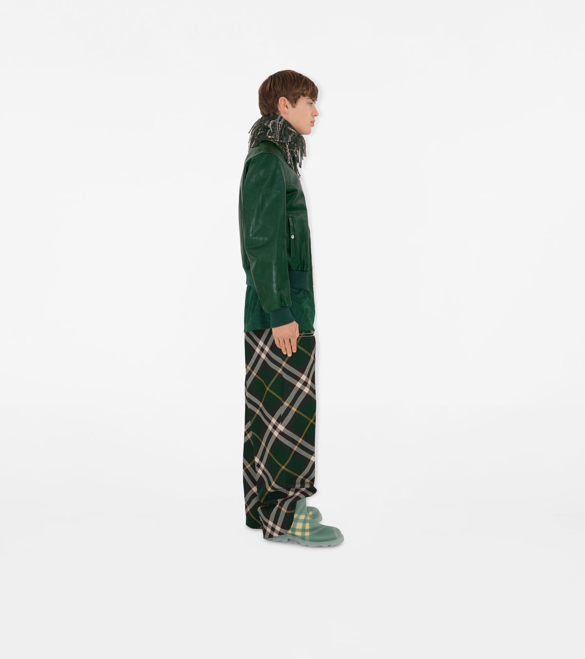 M TAILORED TROUSERS CHK IP LIERRE