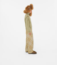M TAILORED TROUSERS FLAX IP CHECK
