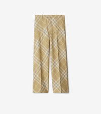 M TAILORED TROUSERS FLAX IP CHECK