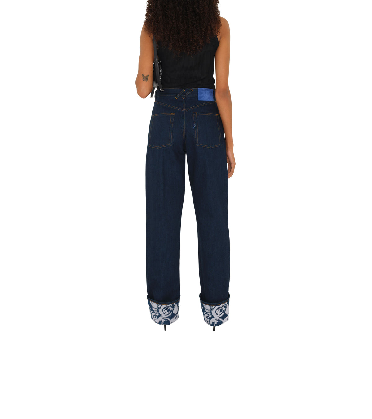 W KNIT TANK NOIR