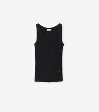 W KNIT TANK NOIR