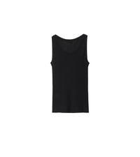 W KNIT TANK NOIR