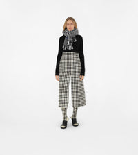 CASHMERE SCARVES NOIR BLANC