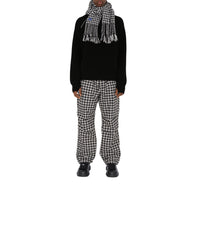 CASHMERE SCARVES NOIR BLANC