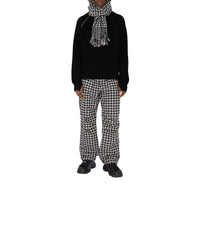 CASHMERE SCARVES NOIR BLANC