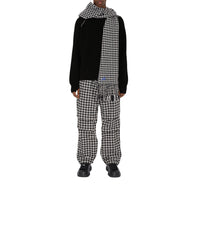 CASHMERE SCARVES NOIR BLANC