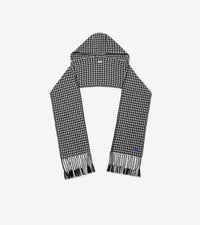 CASHMERE SCARVES NOIR BLANC