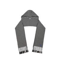 CASHMERE SCARVES NOIR BLANC