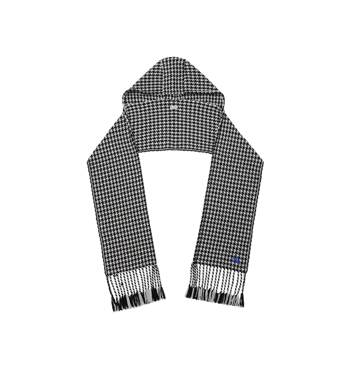 CASHMERE SCARVES NOIR BLANC