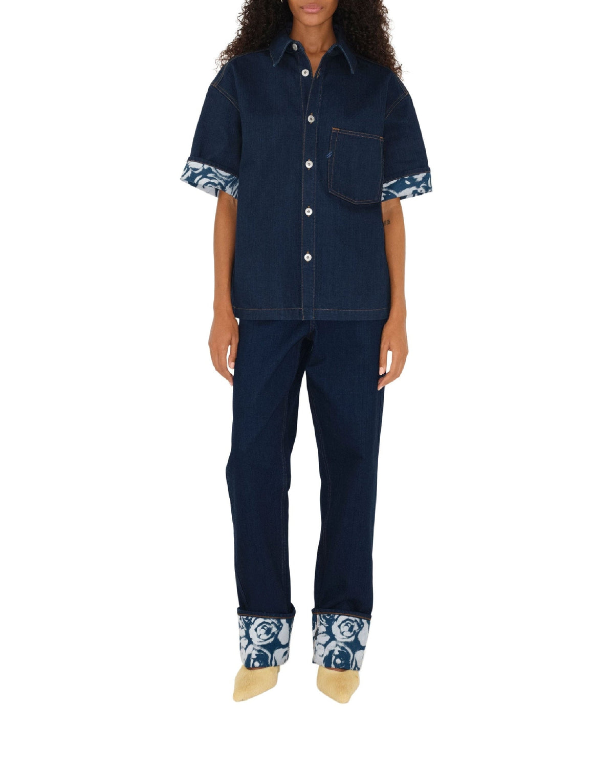 W DENIM BOYFRIEND BLEU INDIGO