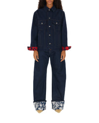 W DENIM FLARE BLEU INDIGO