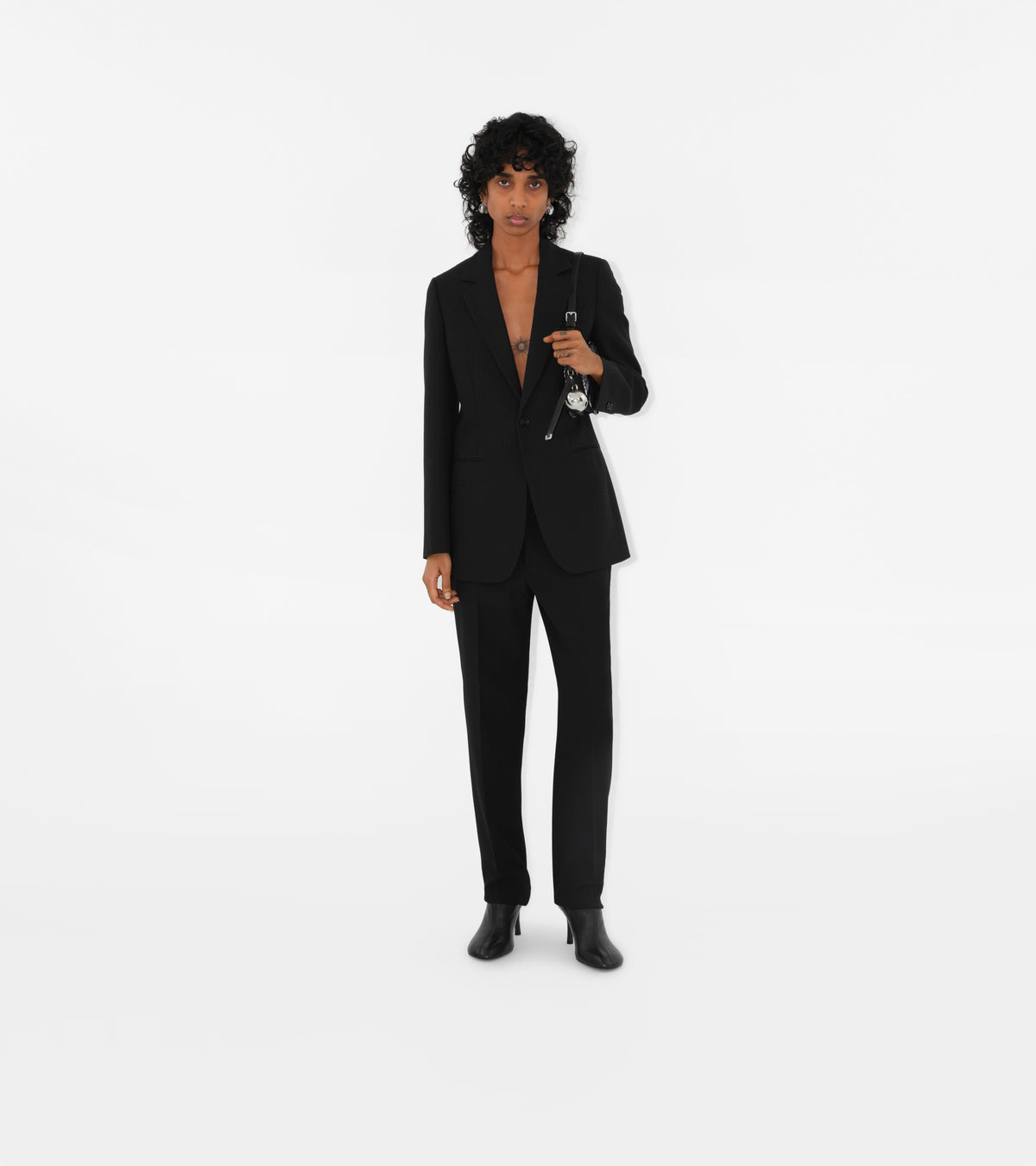 W SKINNY TROUSERS NOIR