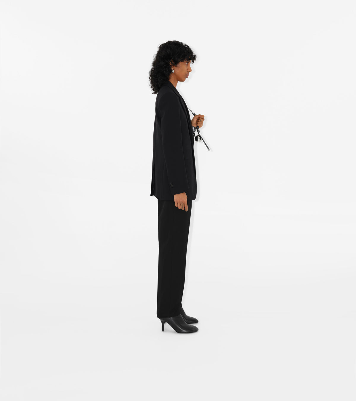 W SKINNY TROUSERS NOIR
