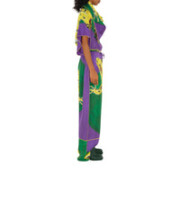 W CASUAL TROUSERS ROYAL IP PATTERN