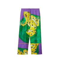 W CASUAL TROUSERS ROYAL IP PATTERN