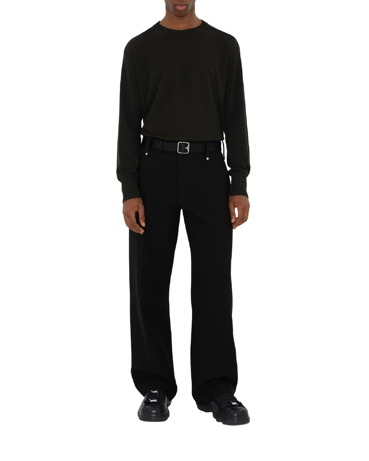 M KNIT CREW ONYX