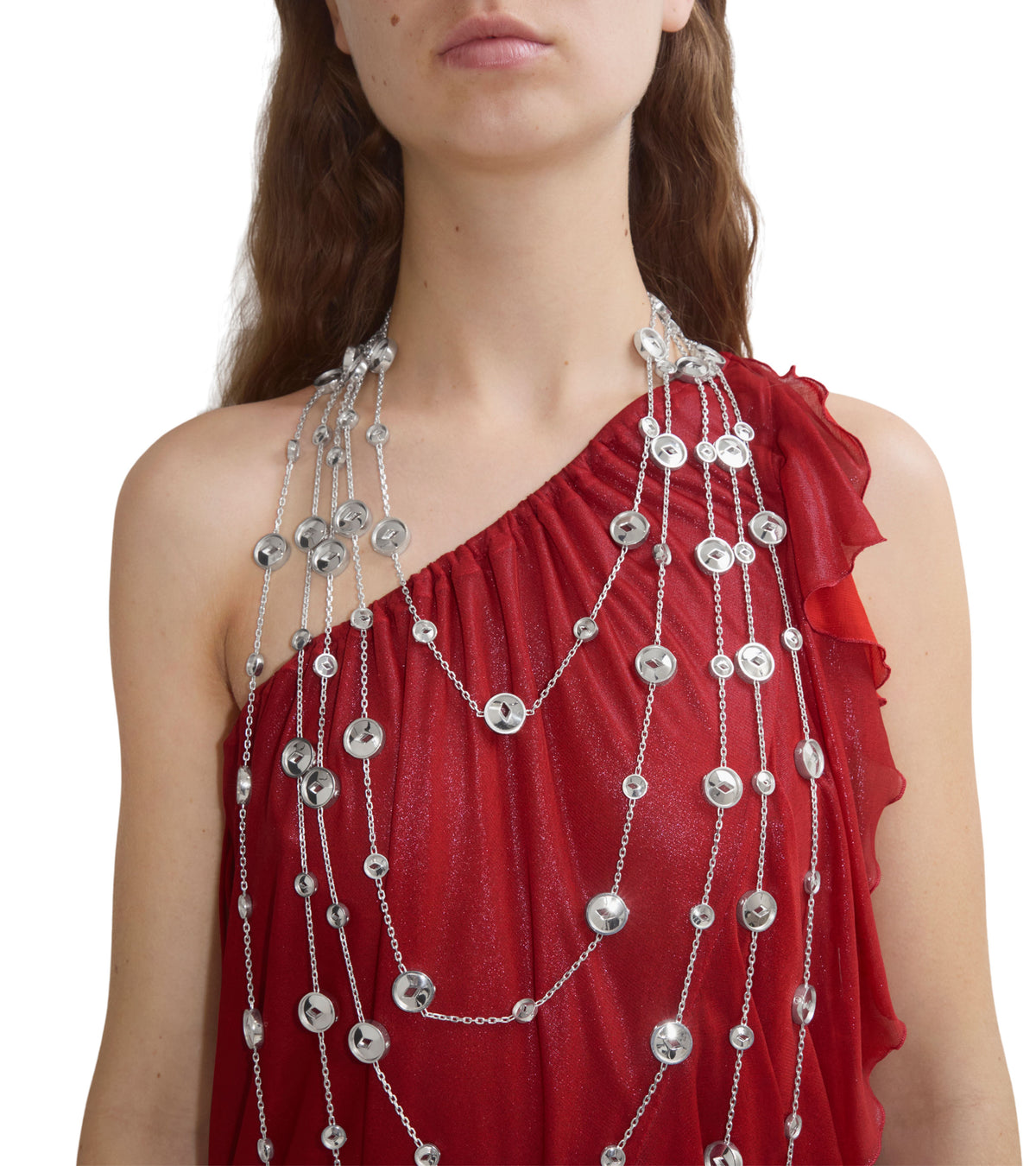 W NECKLACE ARGENT