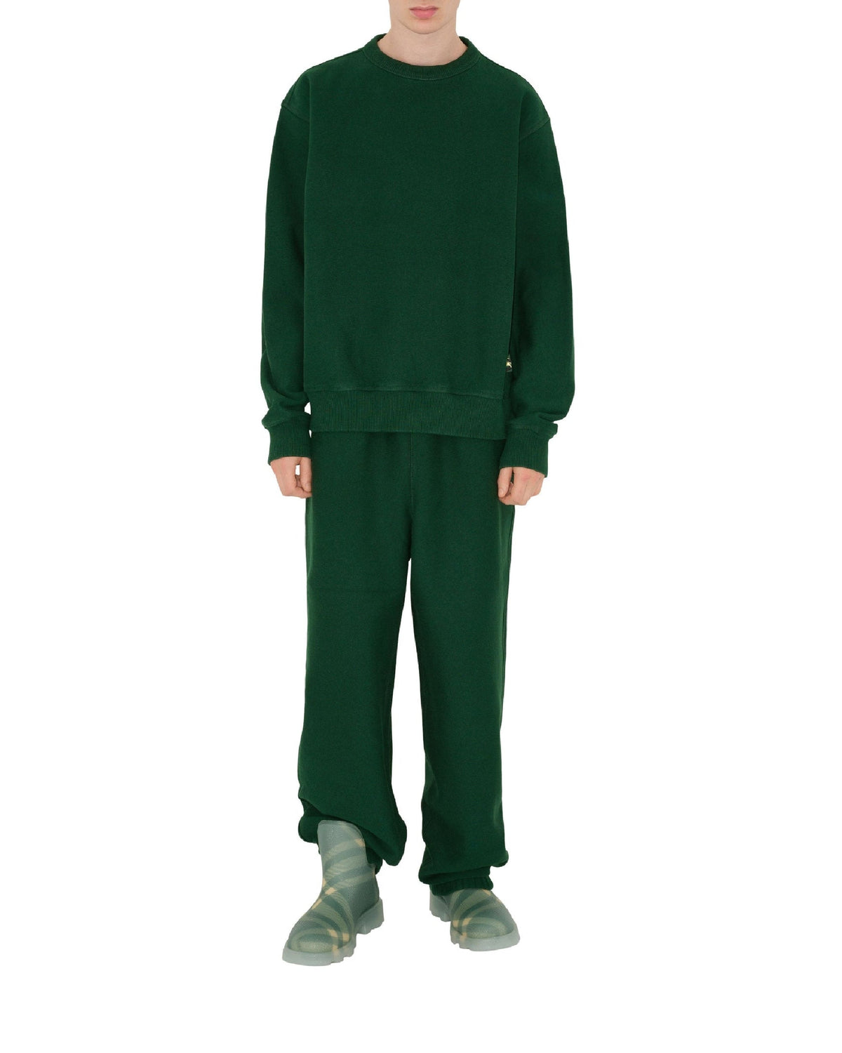 M JERSEY TROUSERS IVY