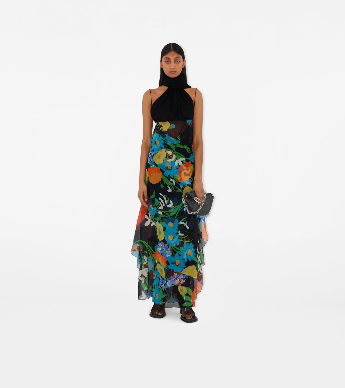 W SHOULDER TOTE BAG NOIR