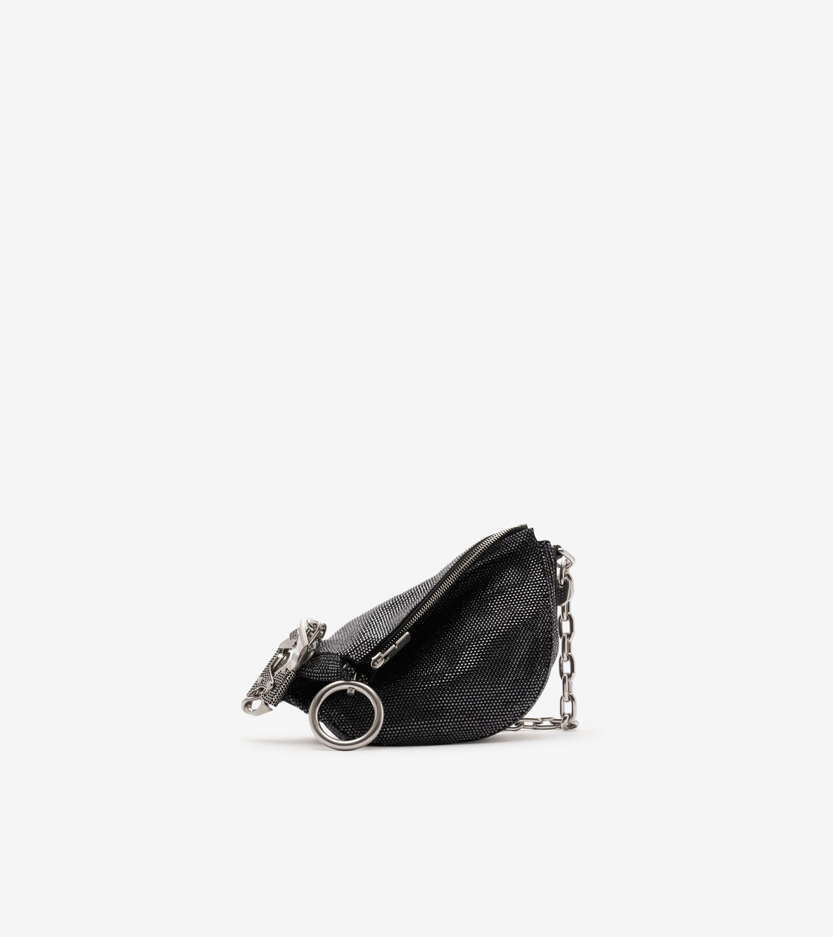 W SHOULDER TOTE BAG NOIR