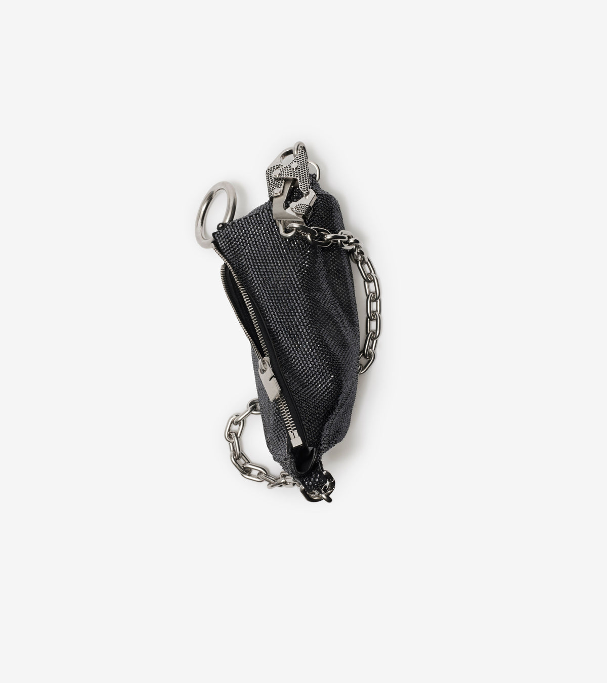 W SHOULDER TOTE BAG NOIR