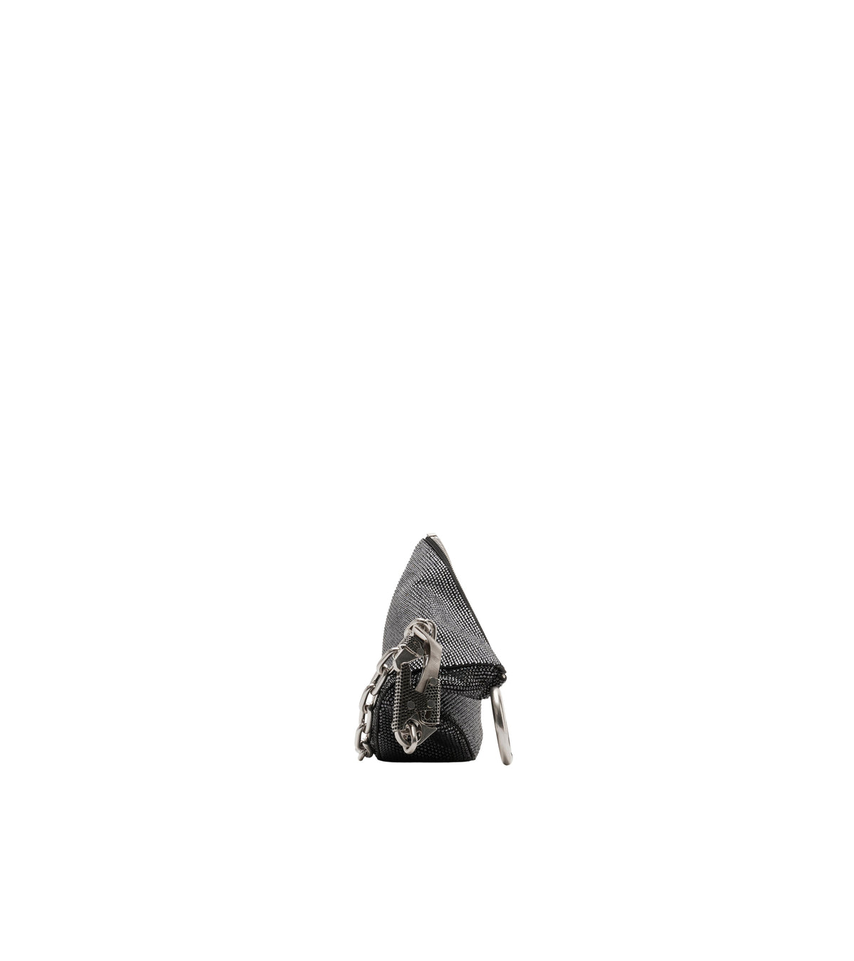 W SHOULDER TOTE BAG NOIR