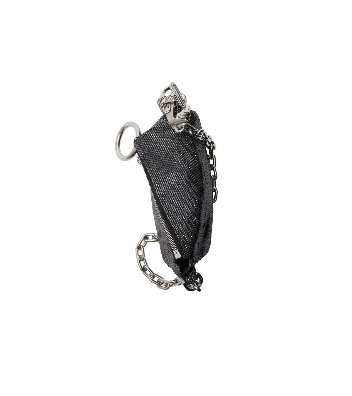 W SHOULDER TOTE BAG NOIR