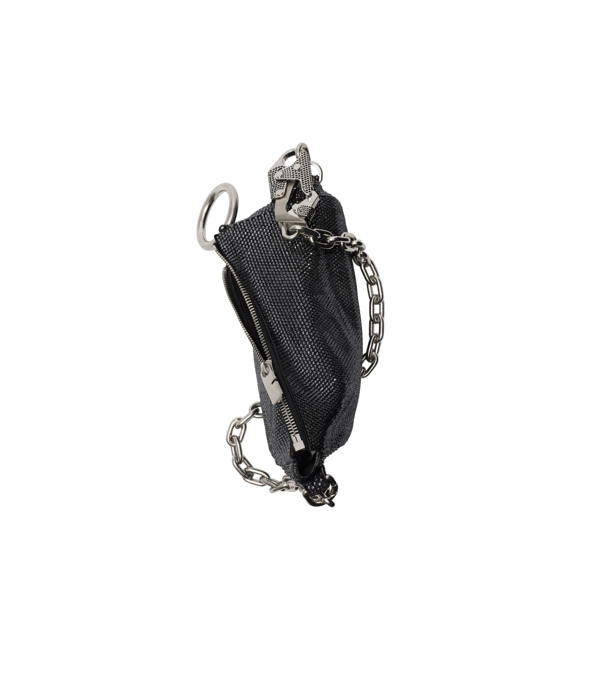 W SHOULDER TOTE BAG NOIR