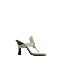 W HEELED SANDAL Beige d'archive