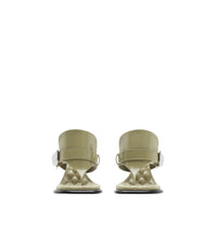 W HEELED SANDAL Beige d'archive
