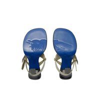 W HEELED SANDAL Beige d'archive
